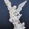Statua San Michele Arcangelo effetto Capodimonte 30cm