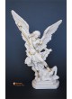 Statua San Michele Arcangelo effetto Capodimonte 30cm