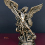 Statua San Michele Arcangelo Bronzato 40cm