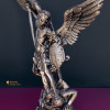 Statua San Michele Arcangelo Bronzato 40cm
