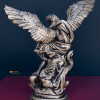Statua San Michele Arcangelo Bronzato 40cm