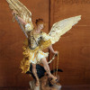 Statua San Michele Arcangelo Resina col. 65cm -100cm