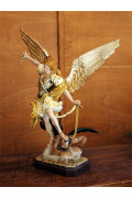 Statua San Michele Arcangelo Resina col. 65cm -100cm