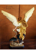 Statua San Michele Arcangelo Resina col. 65cm -100cm