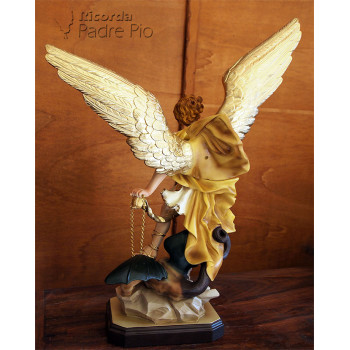 Statua San Michele Arcangelo Resina col. 65cm -100cm