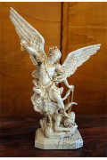 Statua San Michele Arcangelo effetto Antichizzato 52-100cm