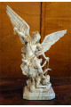 Statua San Michele Arcangelo effetto Antichizzato 52-100cm