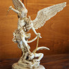 Statua San Michele Arcangelo effetto Antichizzato 52-100cm