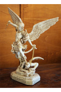 Statua San Michele Arcangelo effetto Antichizzato 52-100cm