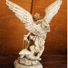 Statua San Michele Arcangelo effetto Antichizzato 52-100cm