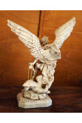 Statua San Michele Arcangelo effetto Antichizzato 52-100cm