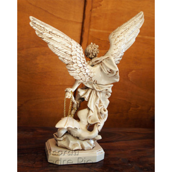 Statua San Michele Arcangelo effetto Antichizzato 52-100cm
