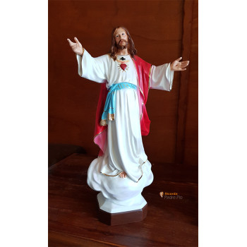 Statua Sacro Cuore di Gesù 45cm