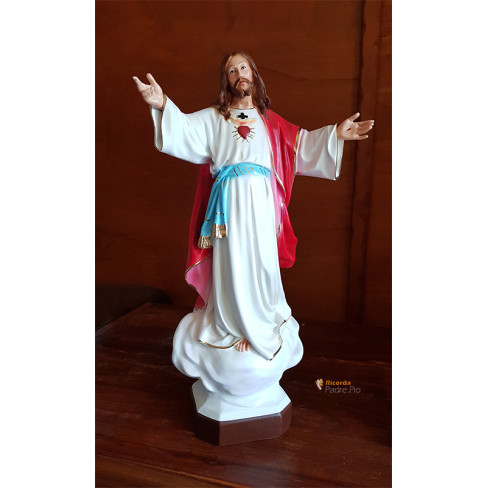 Statua Sacro Cuore di Gesù 45cm
