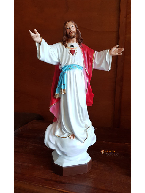 Statua Sacro Cuore di Gesù 45cm