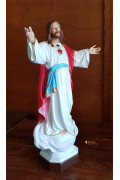 Statua Sacro Cuore di Gesù 45cm