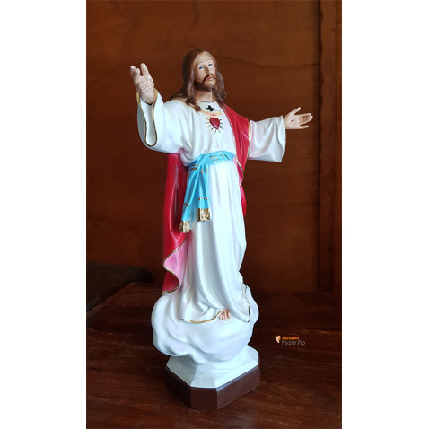 Statua Sacro Cuore di Gesù 45cm