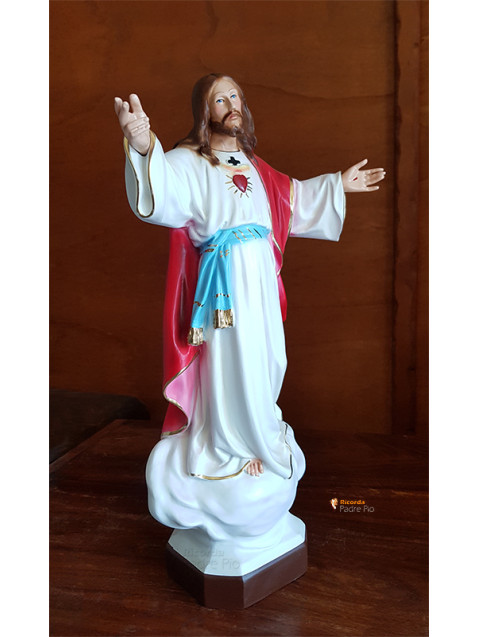 Statua Sacro Cuore di Gesù 45cm
