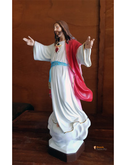 Statua Sacro Cuore di Gesù 45cm