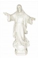 Statua Sacro Cuore di Gesù 85cm effetto Capodimonte