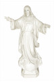Statua Sacro Cuore di Gesù 85cm effetto Capodimonte