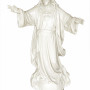 Statua Sacro Cuore di Gesù 85cm effetto Capodimonte
