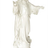 Statua Sacro Cuore di Gesù 85cm effetto Capodimonte