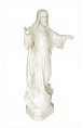 Statua Sacro Cuore di Gesù 85cm effetto Capodimonte