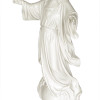 Statua Sacro Cuore di Gesù 85cm effetto Capodimonte