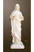 Statua Sacro Cuore di Gesù 50cm effetto invecchiato