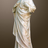 Statua Sacro Cuore di Gesù 50cm effetto invecchiato