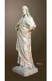 Statua Sacro Cuore di Gesù 50cm effetto invecchiato