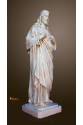 Statua Sacro Cuore di Gesù 50cm effetto invecchiato