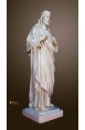 Statua Sacro Cuore di Gesù 50cm effetto invecchiato