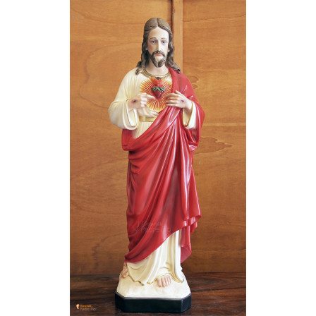 Statua Sacro Cuore di Gesù 80cm a 130cm