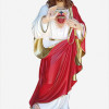 Statua Sacro Cuore di Gesù benedicente 60cm