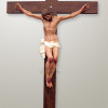 Cristo in resina-polvere di marmo da 120cm