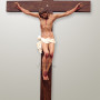 Cristo in resina-polvere di marmo da 120cm
