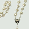 Rosario Perle Beige a catena