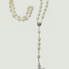 Rosario Perle Beige a catena