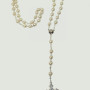 Rosario Perle Beige a catena